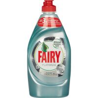 Средство для мытья посуды Fairy Platinum 430мл, ледяная свежесть, гель