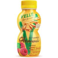 Продукт овсяный Velle малина 0.3%, 250г, питьевой