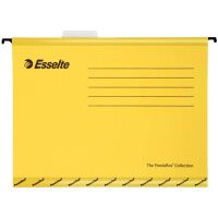 Подвесная папка Esselte Pendaflex Standart А4, 205г/м2, желтая, картон