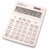 Калькулятор настольный Citizen SDC444XRWHE белый, 12 разрядов