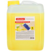 Средство для мытья пола Officeclean Proffesional 5л, лимон, концентрат