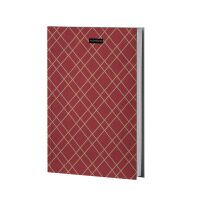 Ежедневник недатированный Attache бордовый, А5, 128 листов, картон