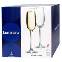 Бокал для шампанского Luminarc Allegresse 175мл, 6шт/уп