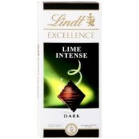 Шоколад Lindt Excellence темный, с лаймом, 100г