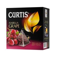 Чай пакетированный Curtis Isabella Grape (Изабелла Грейп), черный, в пирамидках, 20 пакетиков