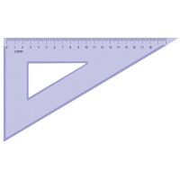 Треугольник 30°, 18см СТАММ, прозрачный тонированный