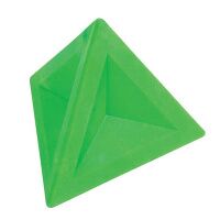 Ластик Brunnen 4.5х4.5х4см, треугольный, зеленый, 29974
