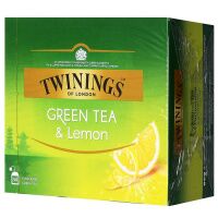 Чай пакетированный Twinings Green Tea & Lemon, зеленый, 50 пакетиков