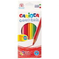 Набор цветных карандашей Carioca 12 цветов, с точилкой, 40380