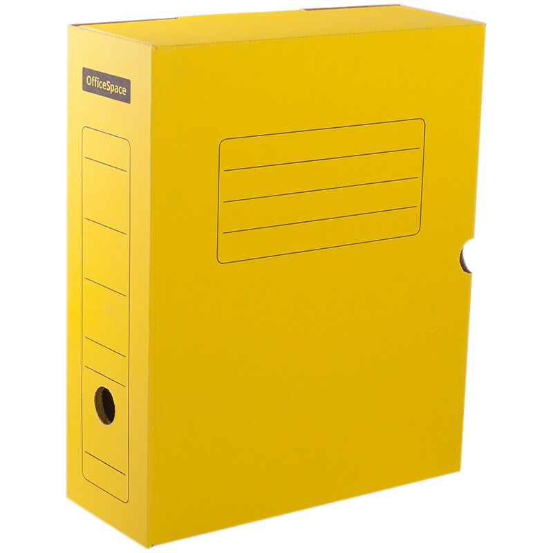 фото: Архивный бокс Officespace желтая, A4, 100мм