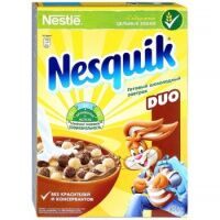 Готовый завтрак Nesquik Duo шоколадные шарики, 375г