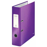 Папка-регистратор А4 Leitz 180° Wow фиолетовая, 80 мм, 10050062