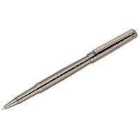 Ручка-роллер Delucci 'Mistico', черная, 0,6мм, корпус оружейный металл, подар.уп.