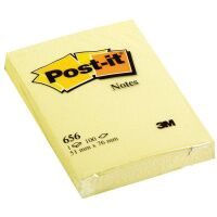 Самоклеящийся блок Post-it Original 51*76мм, 100л, канареечный желтый