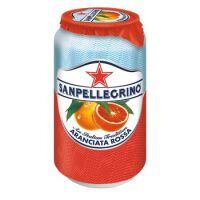 Напиток газированный Sanpellegrino красный апельсин, 330мл, ж/б