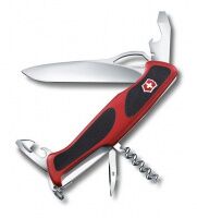 Нож перочинный Victorinox RangerGrip 61 130мм 11 функций красно-чёрный