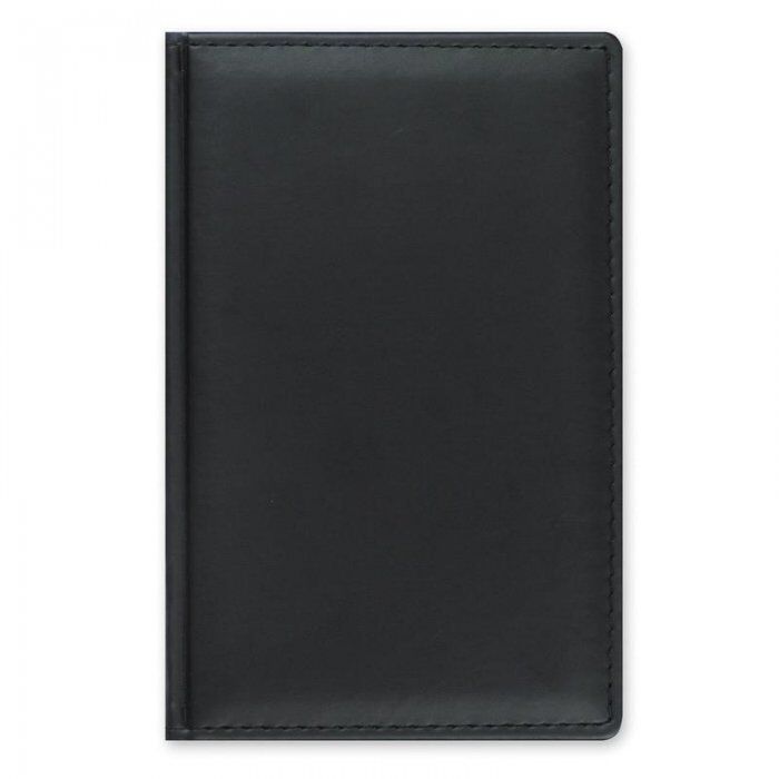 фото: Телефонная книга Attache Вива А5, черная, 96 листов, кожзам