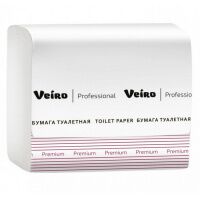 Туалетная бумага Veiro Professional Premium TV302, 250 листов, 2 слоя, белая, V укладка, 30 пачек