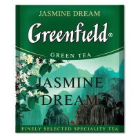 Чай Greenfield Jasmine Dream (Жасмин Дрим), зеленый, для HoReCa, 100 пакетиков