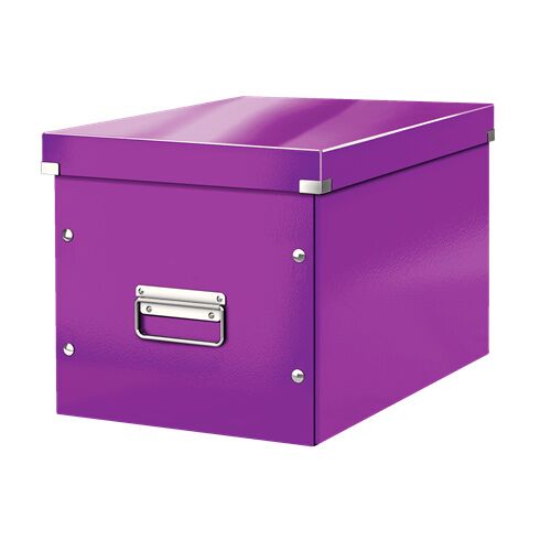 фото: Архивный короб Leitz Click & Store фиолетовый, L, 320x310x360мм, 61080062
