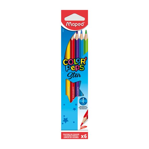 фото: Набор цветных карандашей Maped Color'Peps 6 цветов, 832002