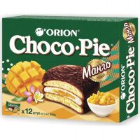 Печенье Orion Choco Pie Mango, с манго, 360г