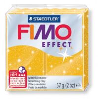 Глина полимерная FIMO Effect, 57гр, золотой металлик