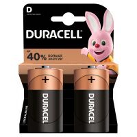Батарейка Duracell Basic D LR20, 1.5В, алкалиновые, 2шт/уп