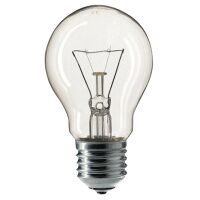 Лампа накаливания Philips A55 CL 60Вт, E27, 2700К, теплый белый свет, груша