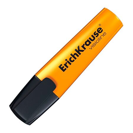 фото: Текстовыделитель Erich Krause Visioline V-12 оранжевый, 0.6-5.2мм, скошенный наконечник, 42648