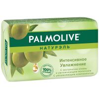 Мыло туалетное Palmolive 'Интенсивное увлажнение. Молоко и олива', бумажная обертка, 90г