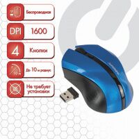 Мышь беспроводная оптическая USB Sonnen WM-250Bl синяя