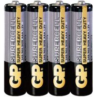 Батарейка Gp Supercell AAA R03, 1.5В, солевая, 4шт/уп
