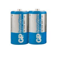 Батарейка Gp PowerPlus C R14, солевая, 2шт