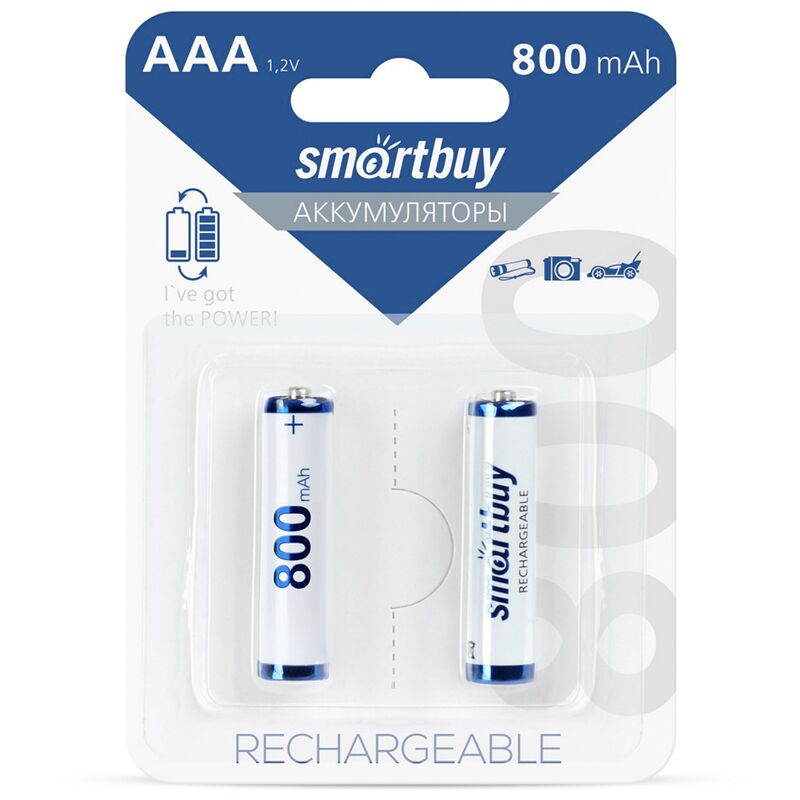 фото: Аккумулятор Smart Buy АAА/HR06, 800mAh, 2шт/уп