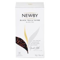 Чай Newby Thyme (Чабрец), черный, 25 пакетиков