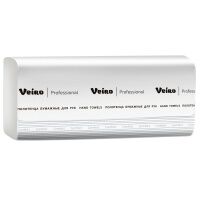 Полотенца бумажные лист. Veiro Professional 'Comfort'(W-сл), 2 слойные, 150л/пач., 32*21,6, белый