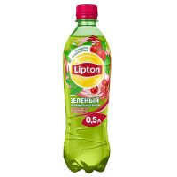 Холодный чай LIPTON зеленый Земляника-Клюква, 12*0,5л