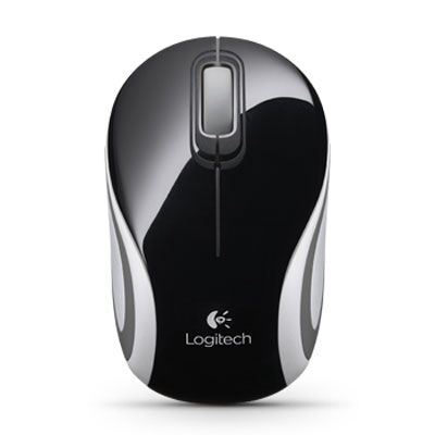 фото: Мышь беспроводная оптическая USB Logitech Wireless Mini Mouse M187, 1000dpi, черно-серая