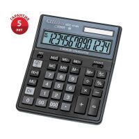Калькулятор настольный Citizen SDC-414N черный, 14 разрядов