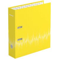 Папка-регистратор А4 Berlingo Neon желтая, 70мм, AMl70803