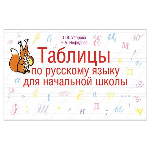 фото: Таблицы по русскому языку для начальной школы, Узорова О.В., 41907