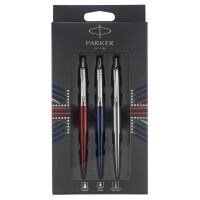 Набор Parker 'Jotter London Trio': шариковая ручка + гелевая ручка + механический карандаш, подарочн
