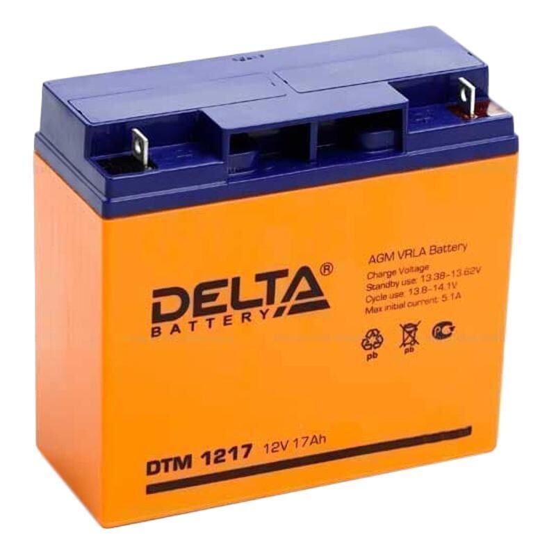фото: Аккумуляторная батарея Delta DTM 1217 (12V/17Ah)