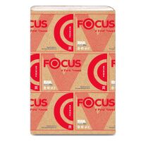 Бумажные полотенца Focus Premium 5049977, листовые, V-сложение, 200шт, 2 слоя, белые