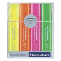 Текстовыделитель Staedtler Textsurfer Classic набор 4 цвета, 1-5мм, скошенный наконечник, 364 P WP4