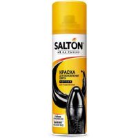 Краска для обуви Salton для обновления гладкой кожи, черная, 250мл