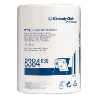 Протирочный материал Kimberly-Clark WypAll X70, 8384, высокая впитываемость, в рулоне, 190м, 1 слой,