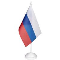 Флаг настольный Агт Геоцентр РФ 12х18см, с подставкой