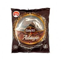 Торт Faretti бисквитный Адажио шоколадный, 300г